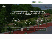 Tablet Screenshot of erfit.pl